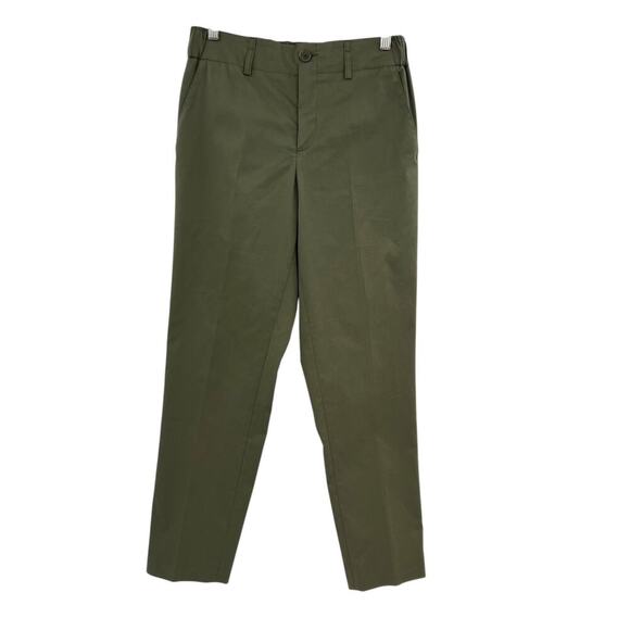 Gerard‎ Darel Olive Green Slim Leg Pull-On Chino Pants Size 36 US 4 - Picture 1 of 11